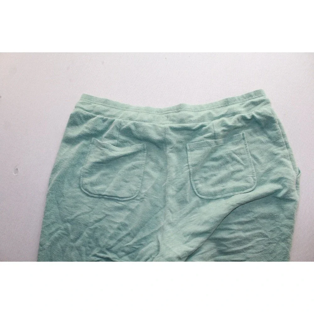 Green Tea Lounge Pants Womens XL Mint Green Good Wide Leg Rayon Drawstring